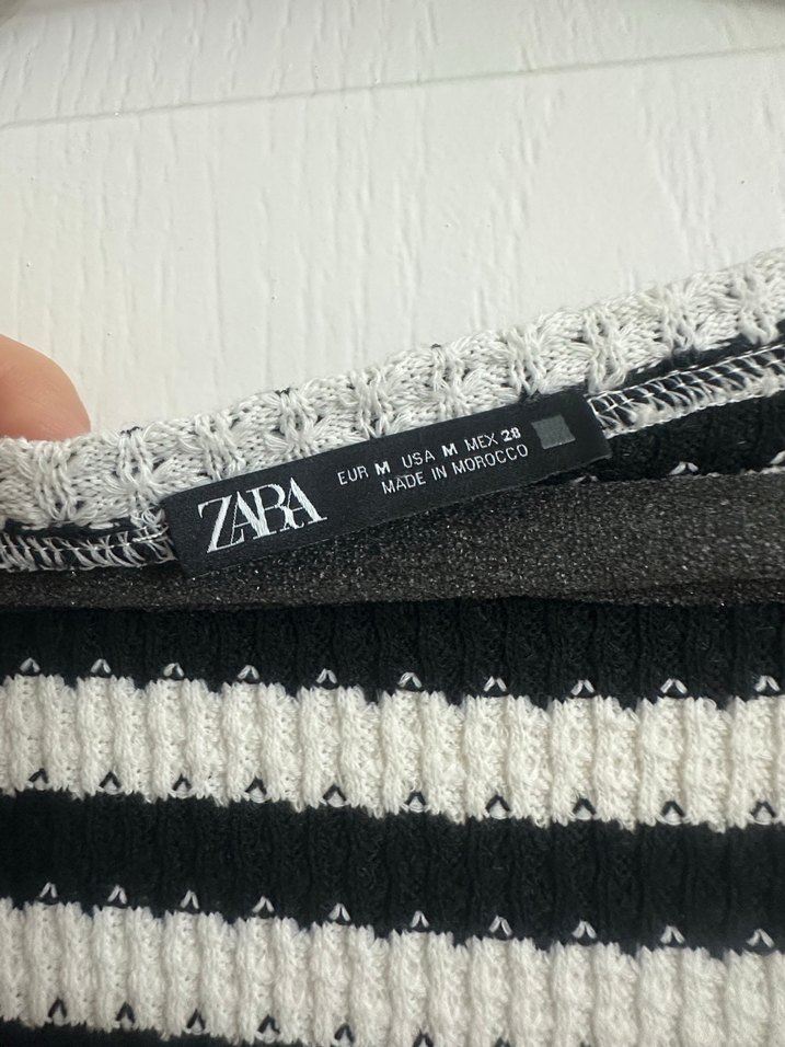 Çizgili Uzun Triko Kadın Elbise - Görsel 2