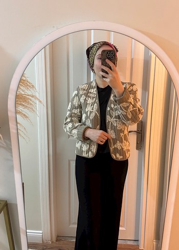 Nakışlı, Dantel Detaylı Bohem  Ceket - Görsel 5