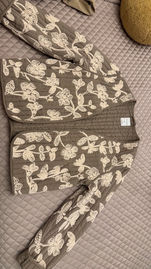 Nakışlı, Dantel Detaylı Bohem  Ceket - Görsel 3