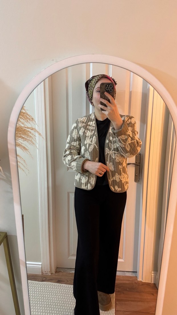 Nakışlı, Dantel Detaylı Bohem  Ceket - Görsel 5