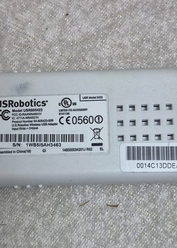 USRobotics Kablosuz USB Adaptör Beyaz - Görsel 2
