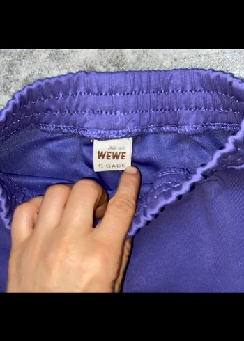 Mor Kız Çocuk Volanlı Takım - Görsel 3