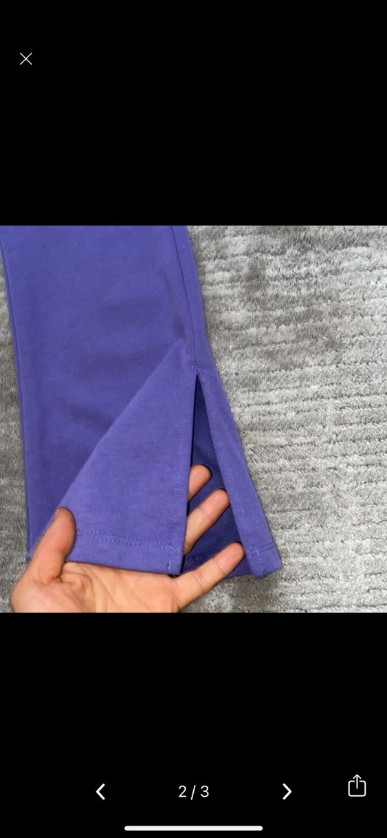 Mor Kız Çocuk Volanlı Takım - Görsel 2