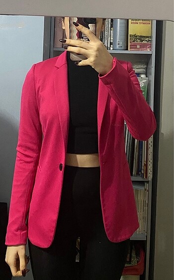 Stradivarius pembe blazer ceket