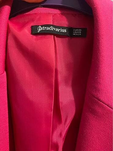 xs Beden pembe Renk Stradivarius pembe blazer ceket