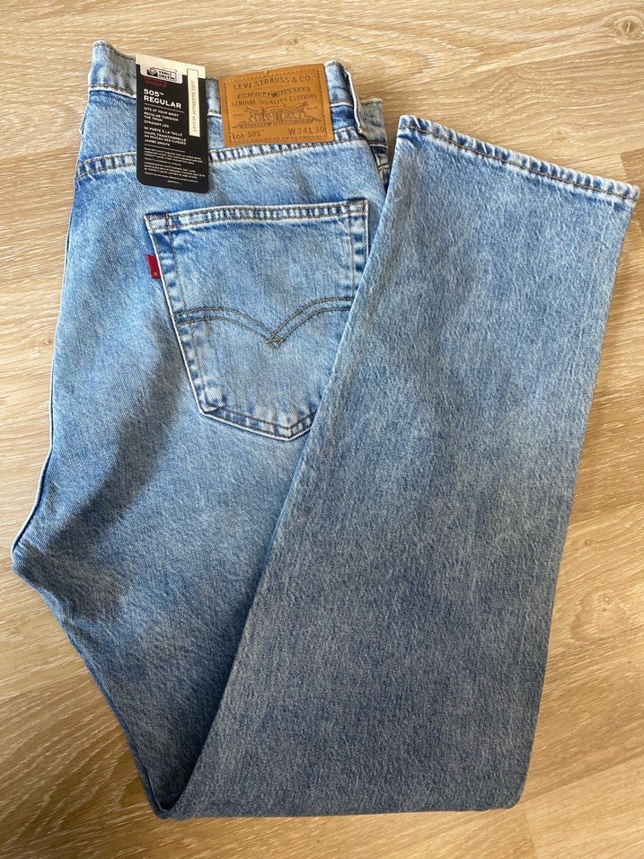 Erkek Açık Mavi Denim Regular Fit Jean - Görsel 4