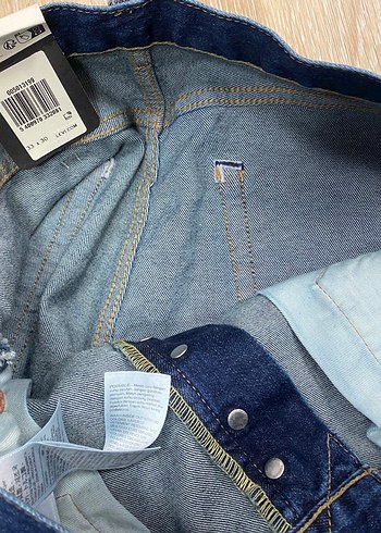 Levi's 501 Mavi Erkek Denim Jean - Görsel 3