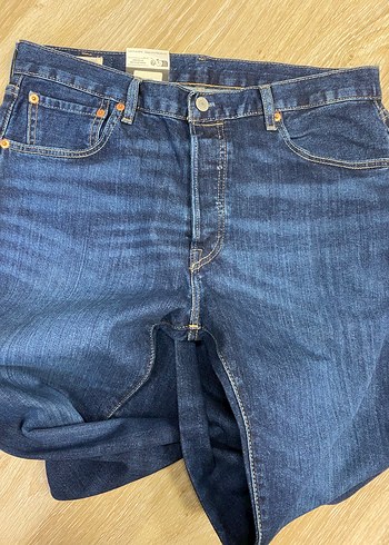 Levi's 501 Mavi Erkek Denim Jean - Görsel 2