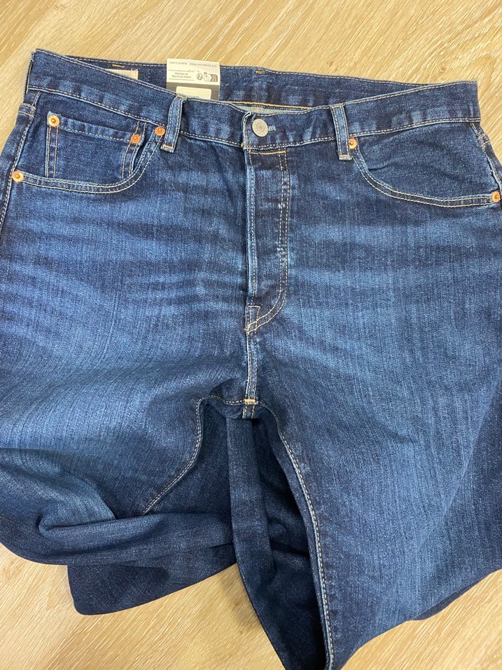 Levi's 501 Mavi Erkek Denim Jean - Görsel 2