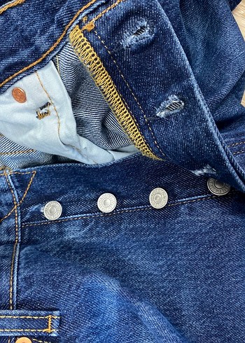 Levi's 501 Orijinal Mavi Regular Fit Jean - Görsel 6