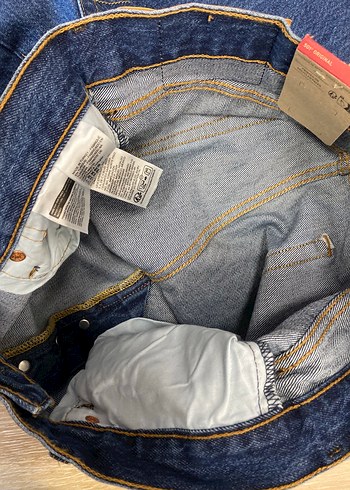 Levi's 501 Orijinal Mavi Regular Fit Jean - Görsel 7