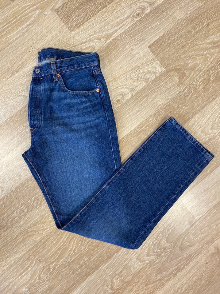 Levi's 501 Orijinal Mavi Regular Fit Jean - Görsel 5