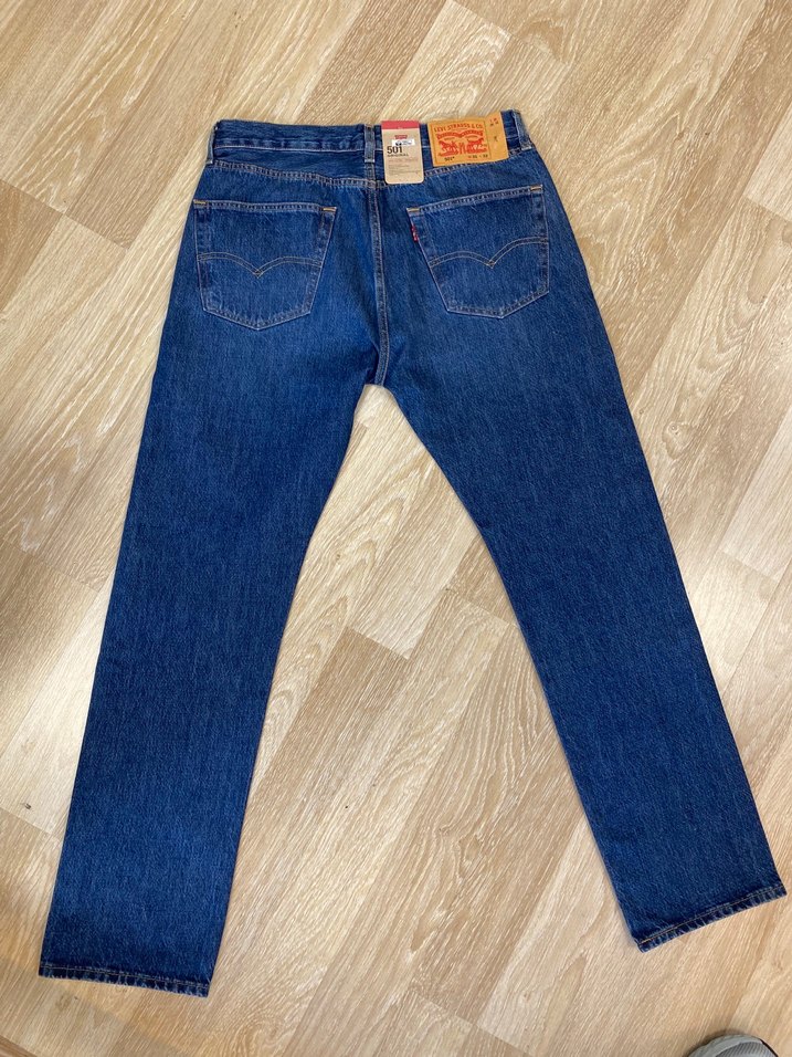 Levi's 501 Orijinal Mavi Regular Fit Jean - Görsel 3