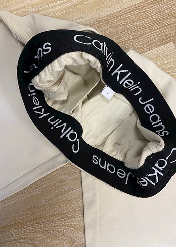 Calvin Klein Beyaz Kadın Eşofman Altı - Görsel 6