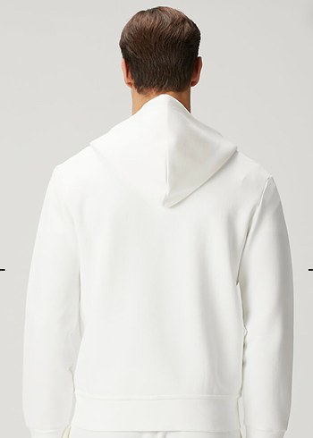 Ralph Lauren - Erkek Beyaz Fermuarlı Sweatshirt - Görsel 4