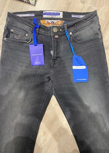 Jacob Cohen Erkek Mavi Regular Fit Denim Jean - Görsel 3