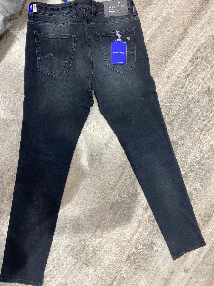 Jacob Cohen Erkek Mavi Regular Fit Denim Jean - Görsel 4