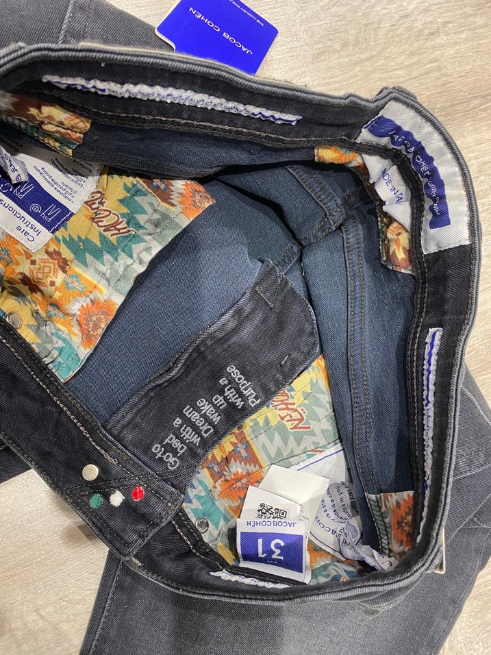 Jacob Cohen Erkek Mavi Regular Fit Denim Jean - Görsel 5