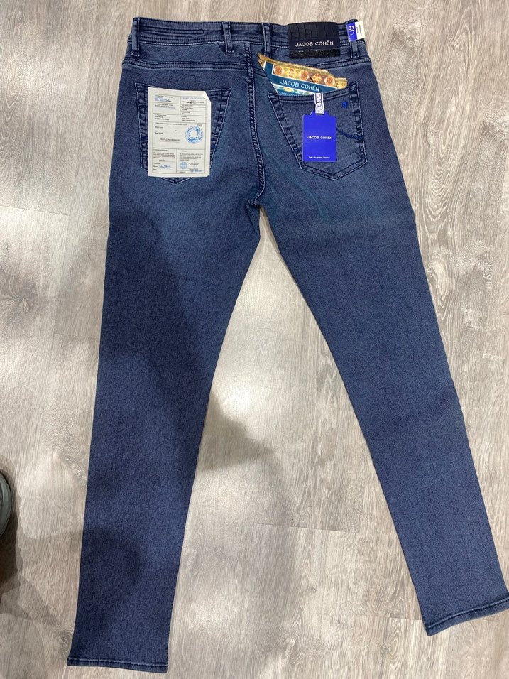 Jacob Cohen Mavi Regular Fit Erkek Denim Jean - Görsel 4
