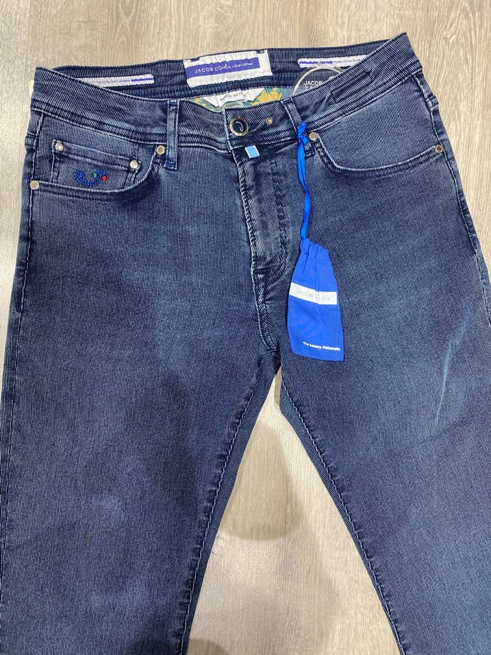 Jacob Cohen Mavi Regular Fit Erkek Denim Jean - Görsel 3