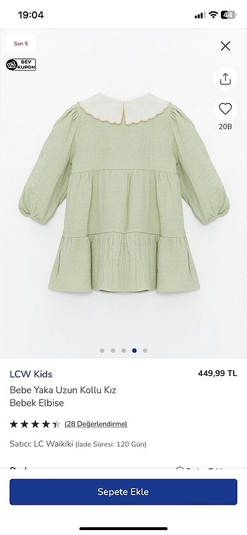 LC Waikiki LCW elbise
