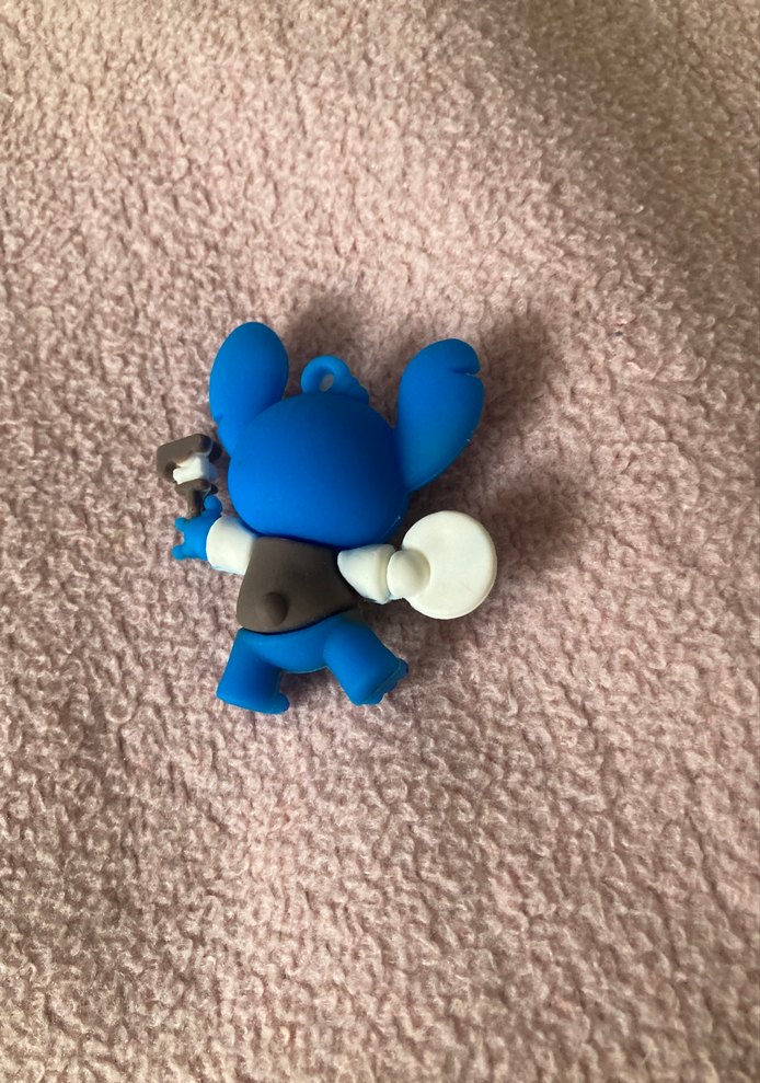 Renkli Mavi Action anahtarlık başı - Görsel 2