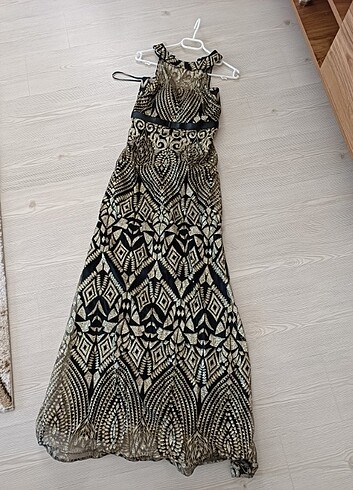 Balık model abiye elbise 