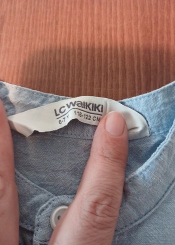 LC Waikiki Erkek Çocuk Mavi Keten Gömlek