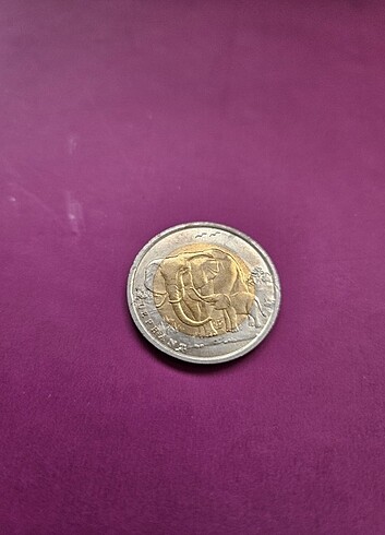 Fil Elephant Bimetal Hatıra Para