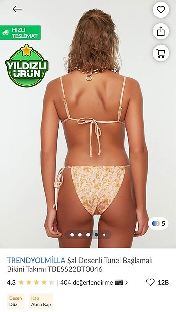 36 Beden çeşitli Renk Bikini Takımı