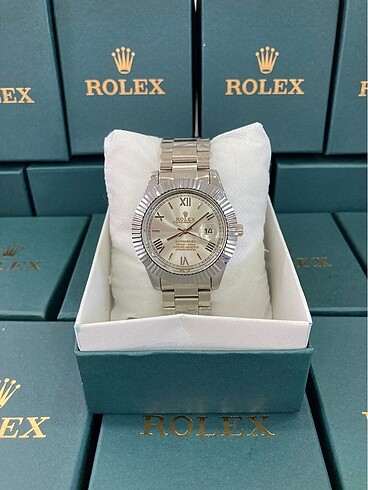 ROLEX ÇELİK SAAT SU GEÇİRMEZ