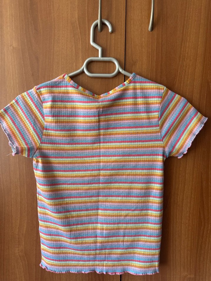 Primark Kız Çocuk/ Kadın Pastel Renkli Kısa Kollu Tişört - Görsel 2