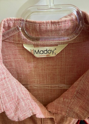 Nakışlı Pembe Bohem Uzun Kollu Gömlek - Görsel 2