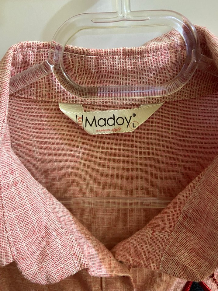 Nakışlı Pembe Bohem Uzun Kollu Gömlek - Görsel 2