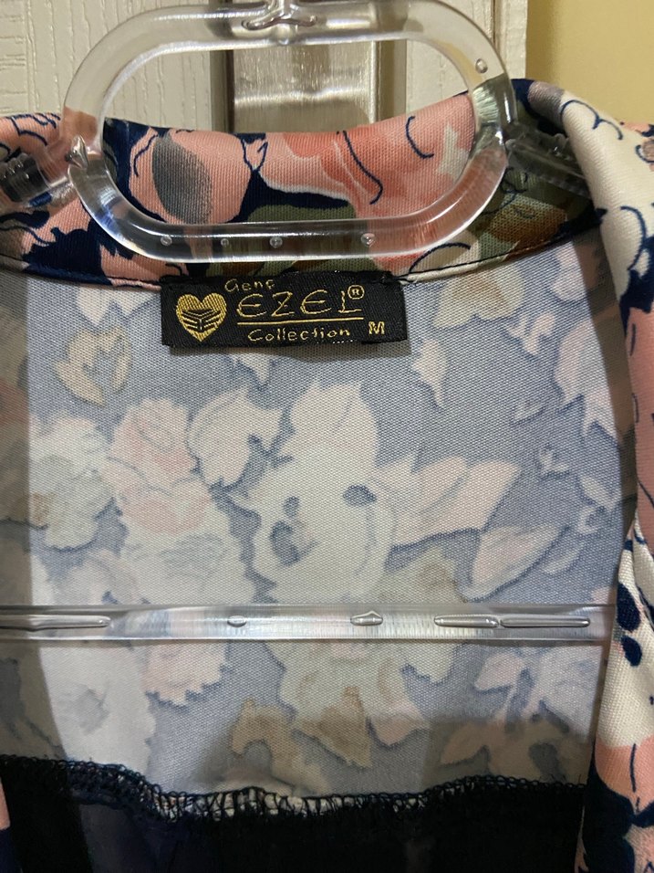 Çiçek Desenli Kolsuz Midi Kadın Ceket - Görsel 3