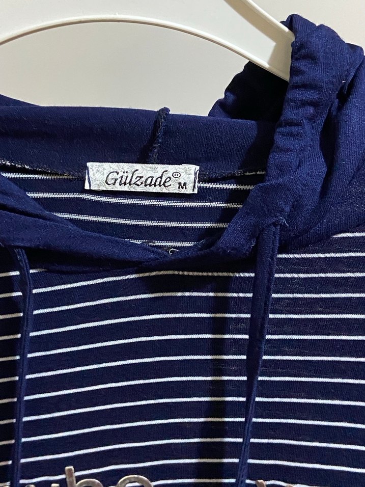 Çizgili Kadın Uzun Triko Elbise - Görsel 2