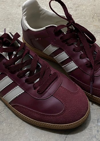 38 Beden Bordo Süet Kadın Spor Ayakkabı