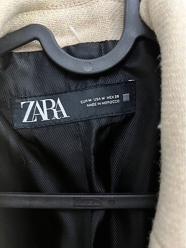 m Beden Zara crop kaban bej