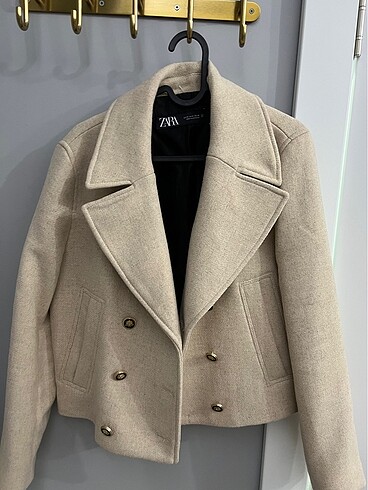 Zara Zara crop kaban bej