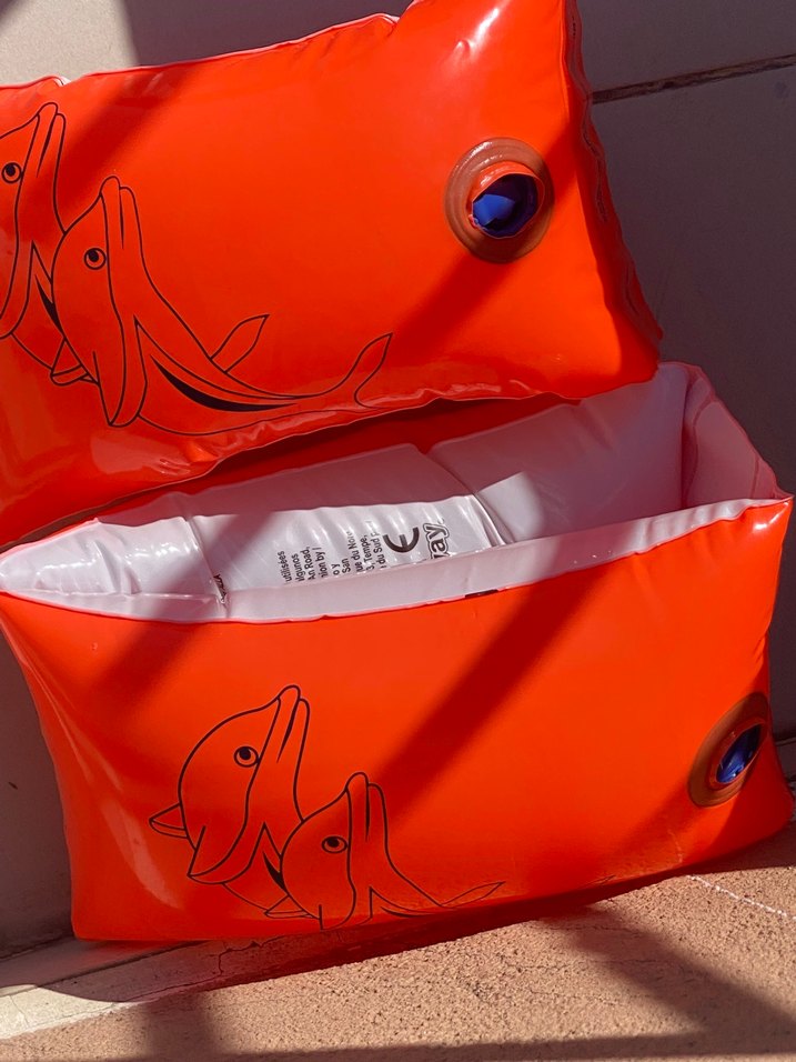 Donut sısme deniz simidi ve kolluk Renkli Baskılı Çocuk Deniz - Görsel 4