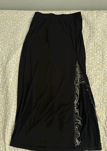 Uzun Kollu Siyah yırtmaçlı takım - Görsel 2