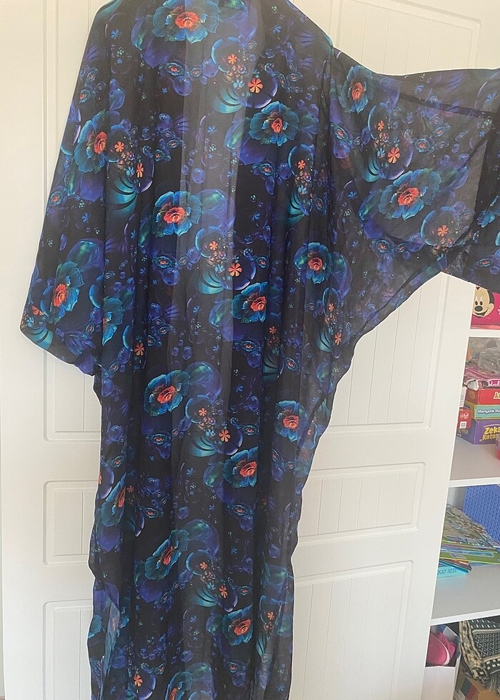 Kadin uzun kimano ,pareo - Görsel 2