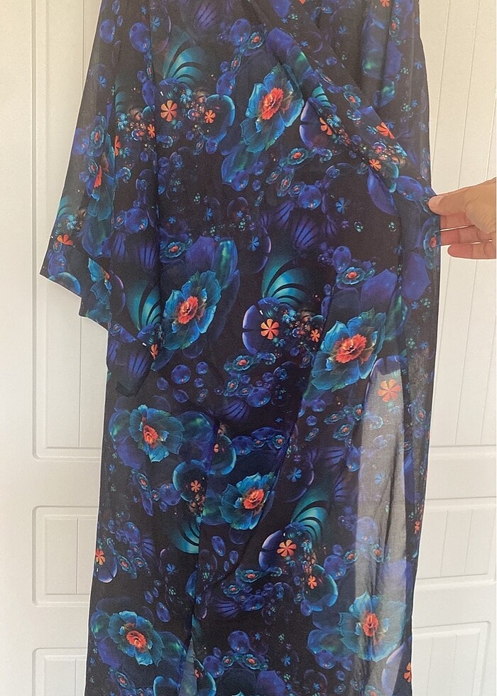 Kadin uzun kimano ,pareo - Görsel 5