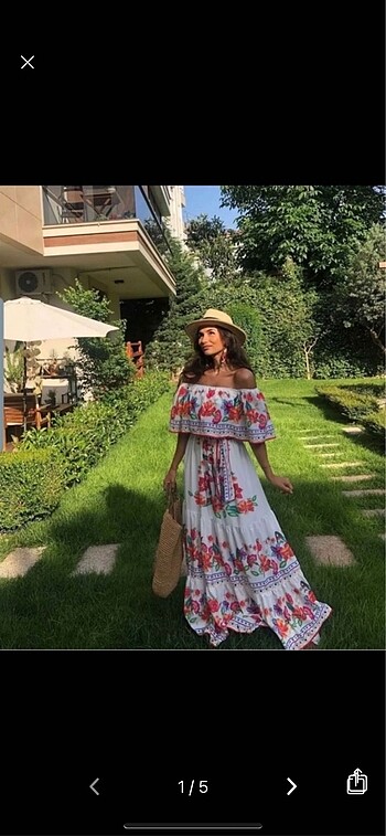 Yazlık şifon elbise