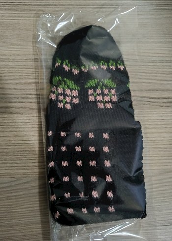 Renkli Örgü Kadın patikleri - Görsel 2