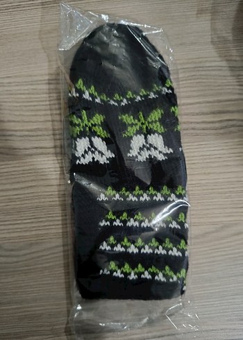 Renkli Örgü Kadın patikleri - Görsel 7