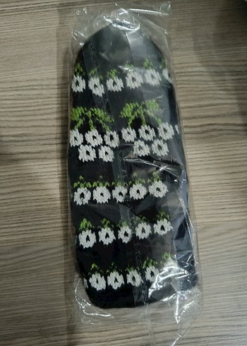 Renkli Örgü Kadın patikleri - Görsel 6