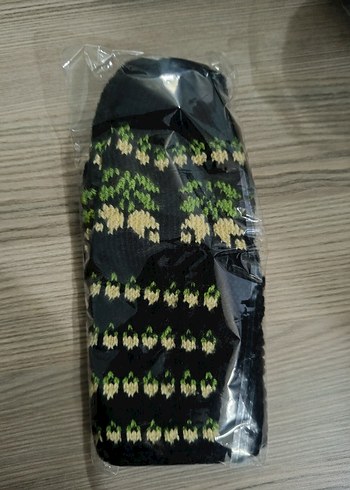 Renkli Örgü Kadın patikleri - Görsel 5