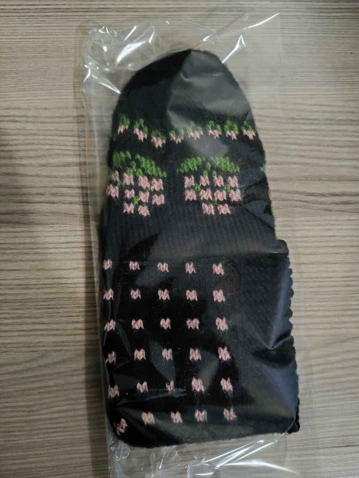 Renkli Örgü Kadın patikleri - Görsel 2