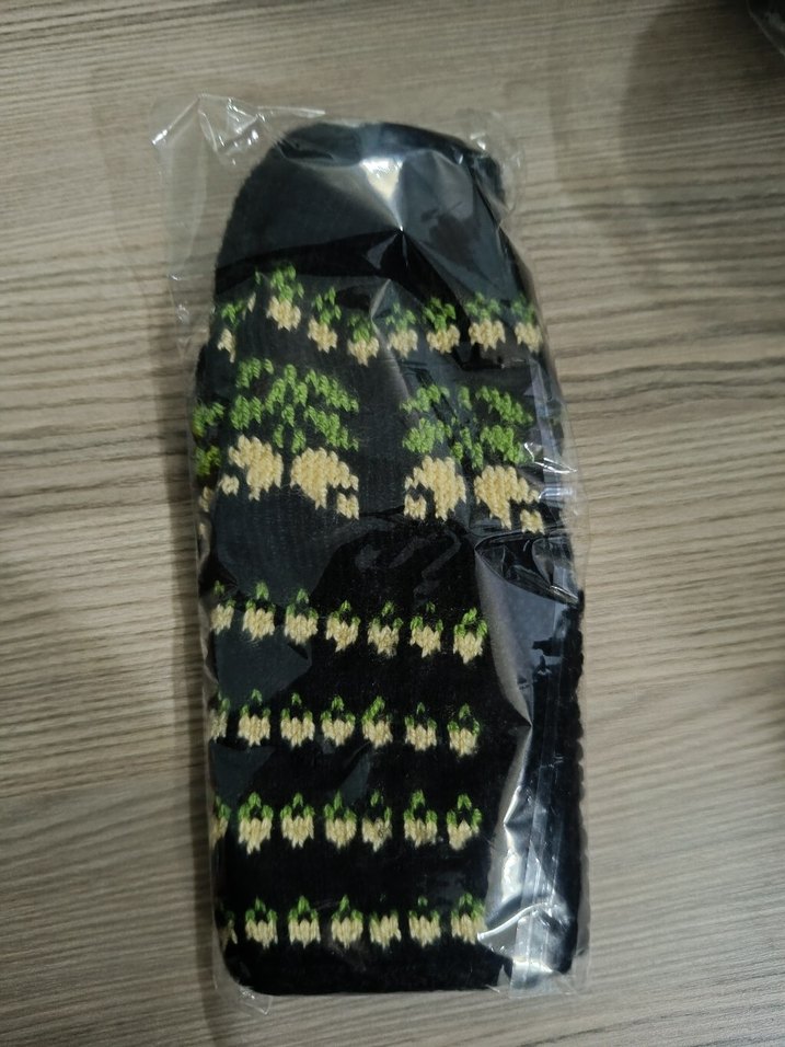 Renkli Örgü Kadın patikleri - Görsel 5